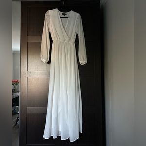 White maxi dress - Lulus